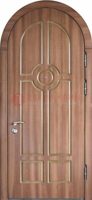Арочная дверь с отделкой массивом ДА-35 в Старой Купавне