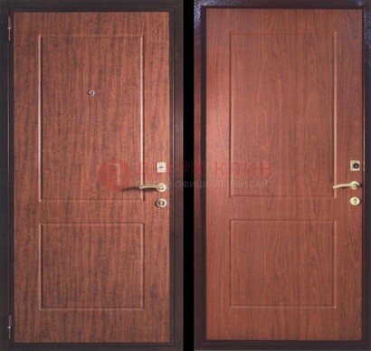 Фрезированная металлическая дверь с МДФ ДМ-182 в Старой Купавне