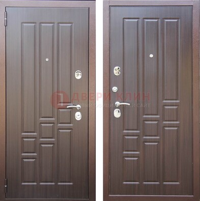 Теплая металлическая дверь с МДФ с двух сторон ДМ-80 в Старой Купавне