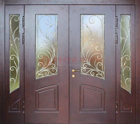Парадная дверь ДПР-58 с остеклением в Старой Купавне