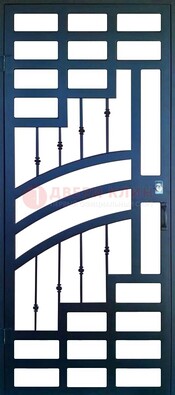Современная металлическая решетчатая дверь ДР-38 в Старой Купавне