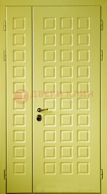 Салатовая тамбурная дверь ДТМ-28 в Тольятти