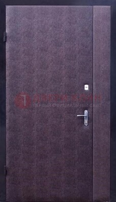 Бордовая металлическая тамбурная дверь ДТМ-3 в Старой Купавне