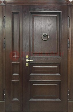 Полуторная металлическая дверь с виноритом ДВТ-253 в Старой Купавне