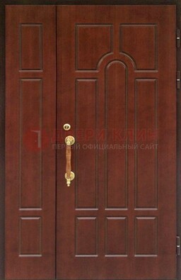 Стальная полуторная дверь для частного дома ПЛ-13 в Старой Купавне